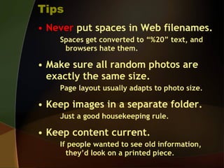 Advanced dreamweaver