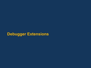 Debugger Extensions 