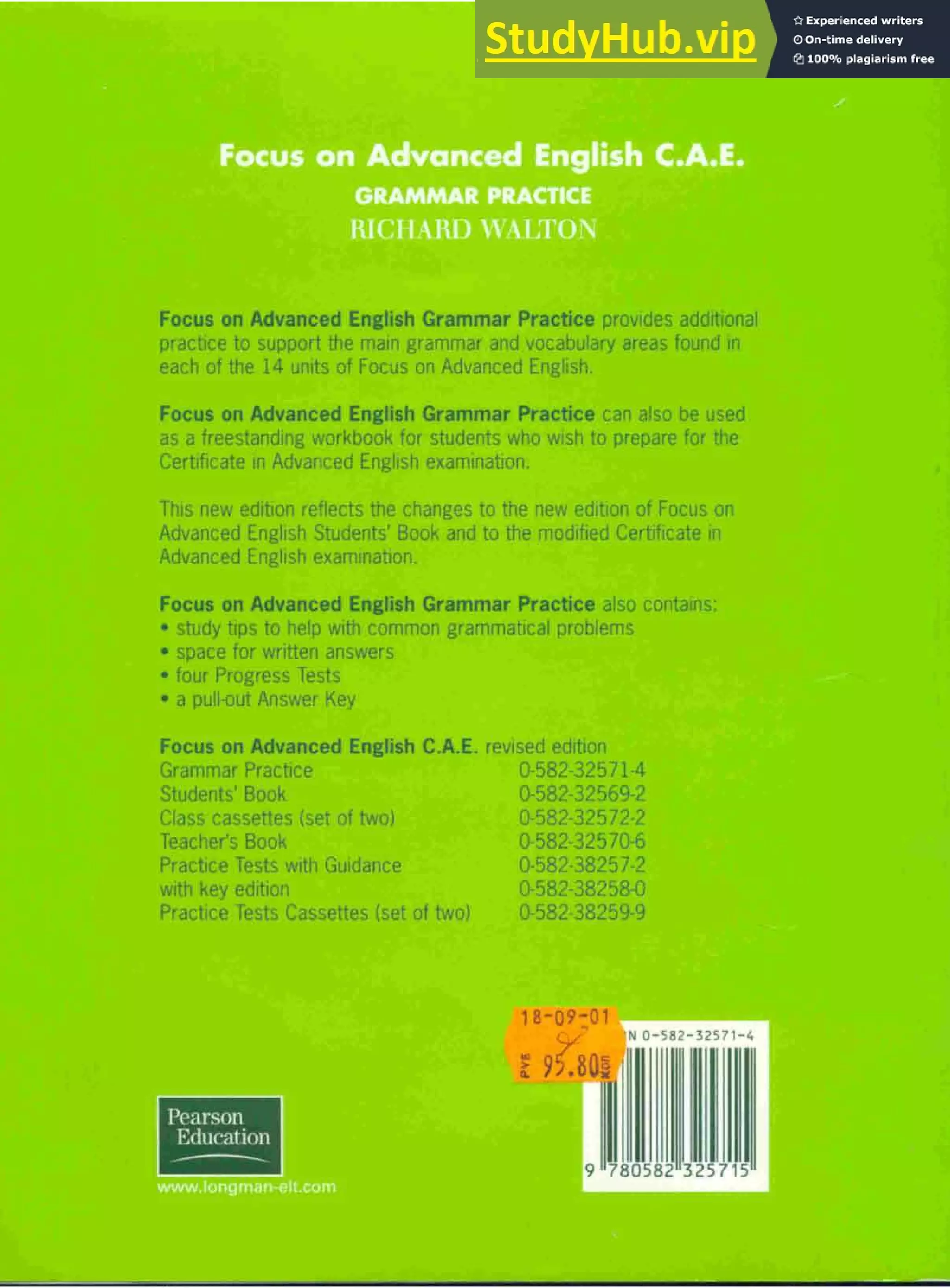 Advanced English C.A.E. Grammar Practice.Pdf