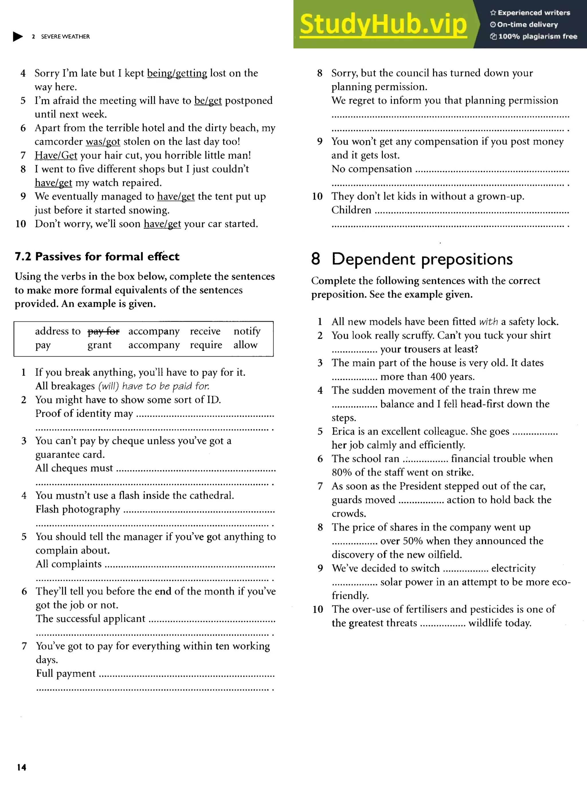 Advanced English C.A.E. Grammar Practice.Pdf