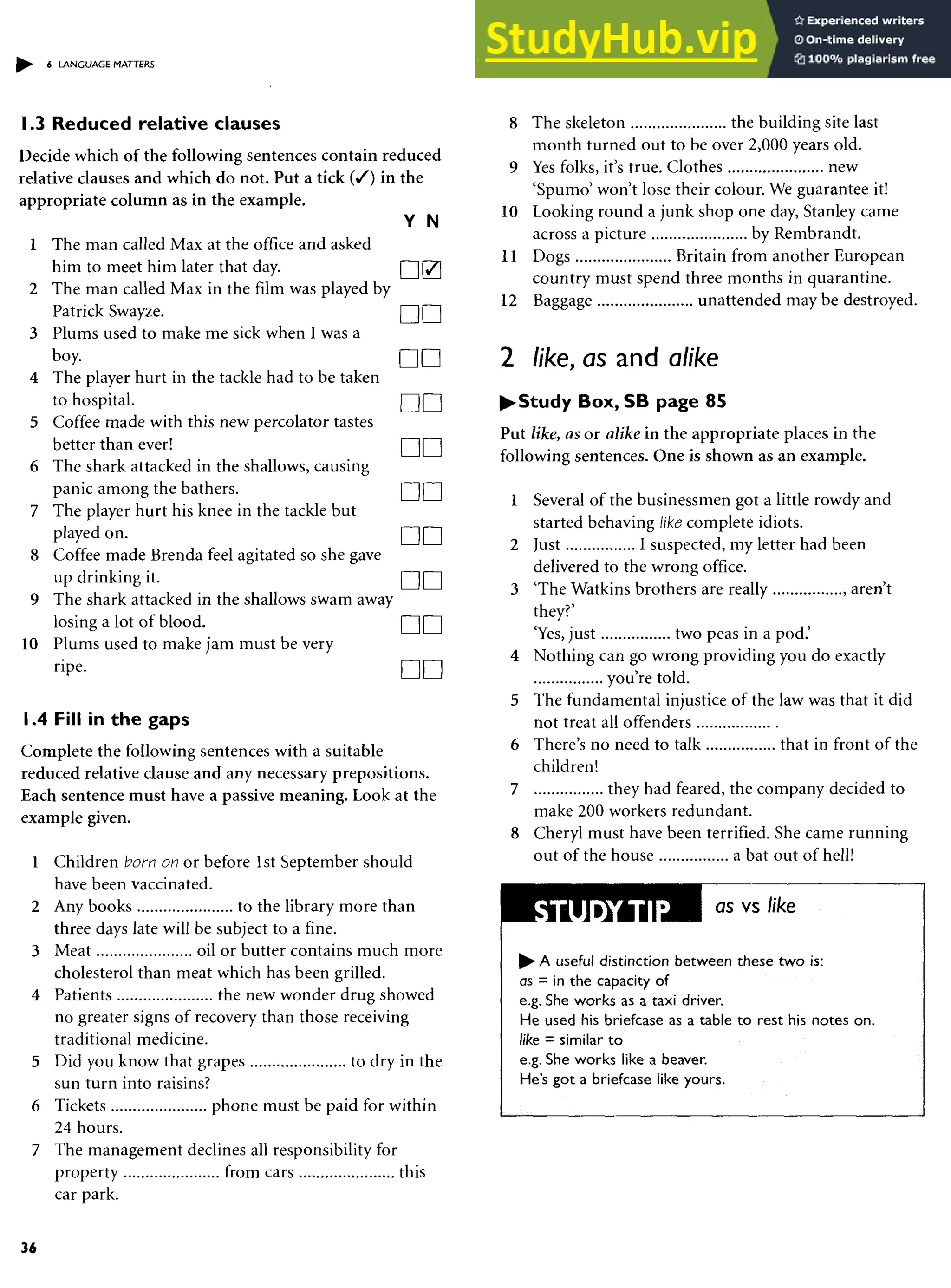 Advanced English C.A.E. Grammar Practice.Pdf