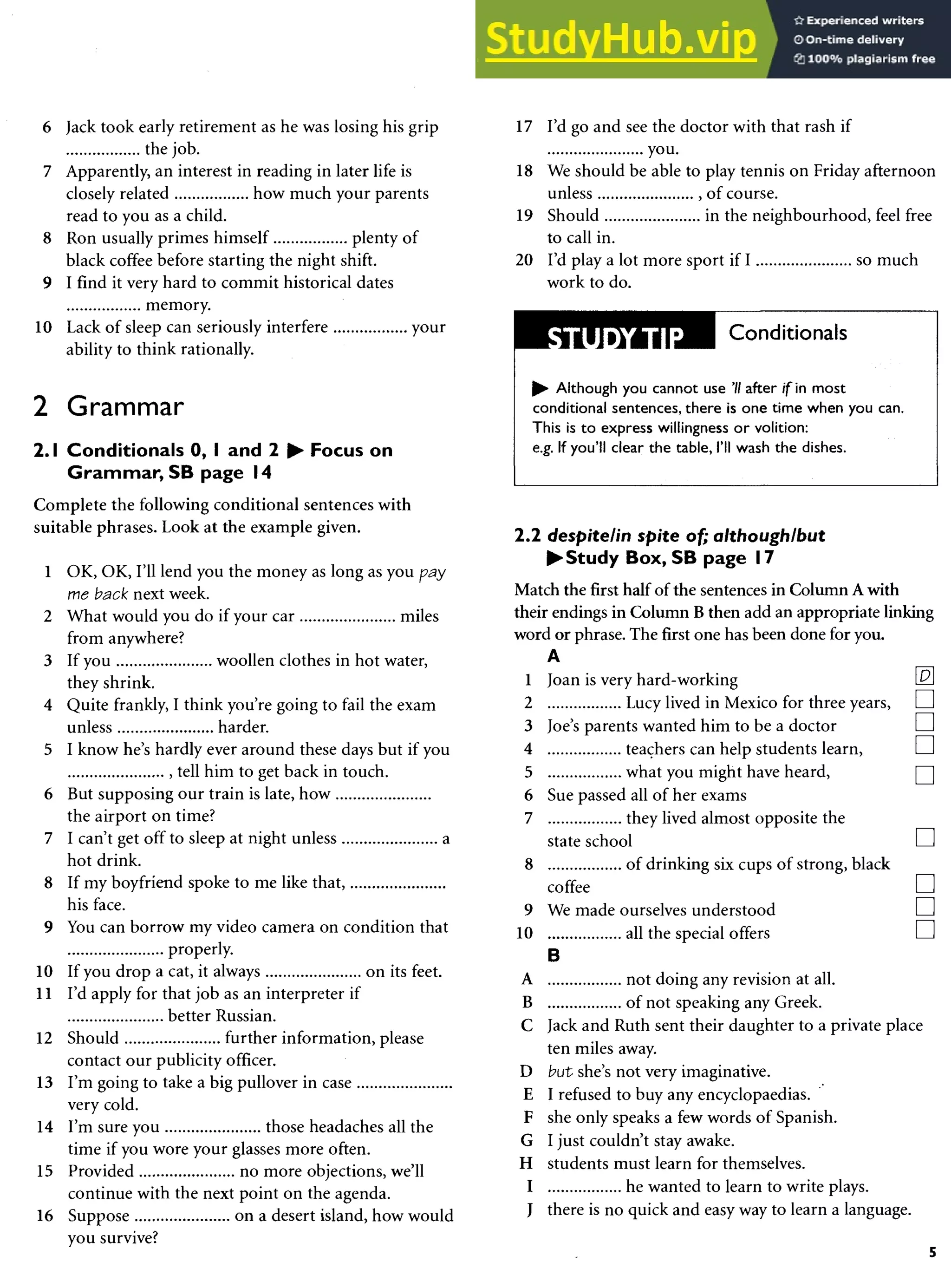 Advanced English C.A.E. Grammar Practice.Pdf