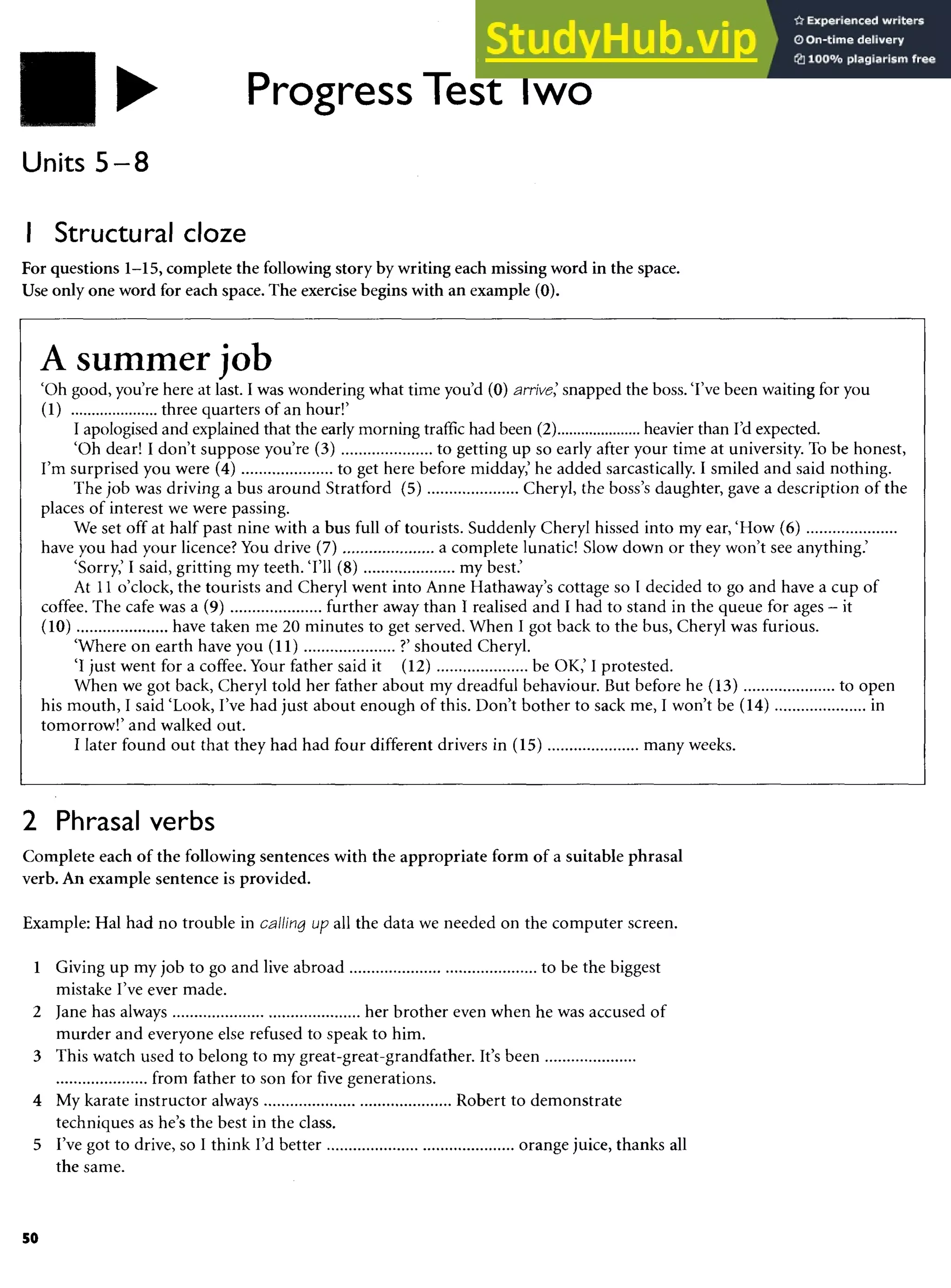 Advanced English C.A.E. Grammar Practice.Pdf