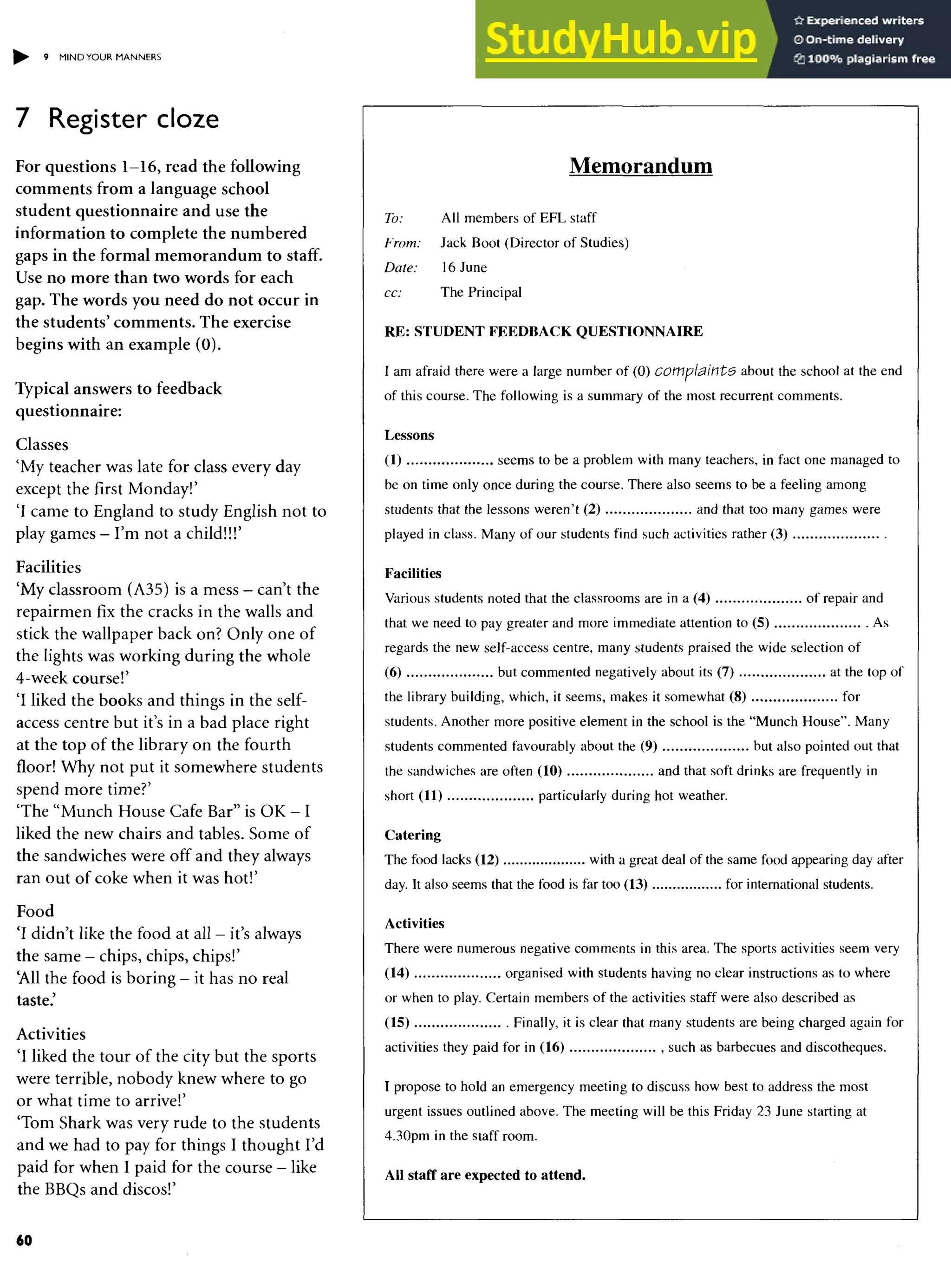 Advanced English C.A.E. Grammar Practice.Pdf