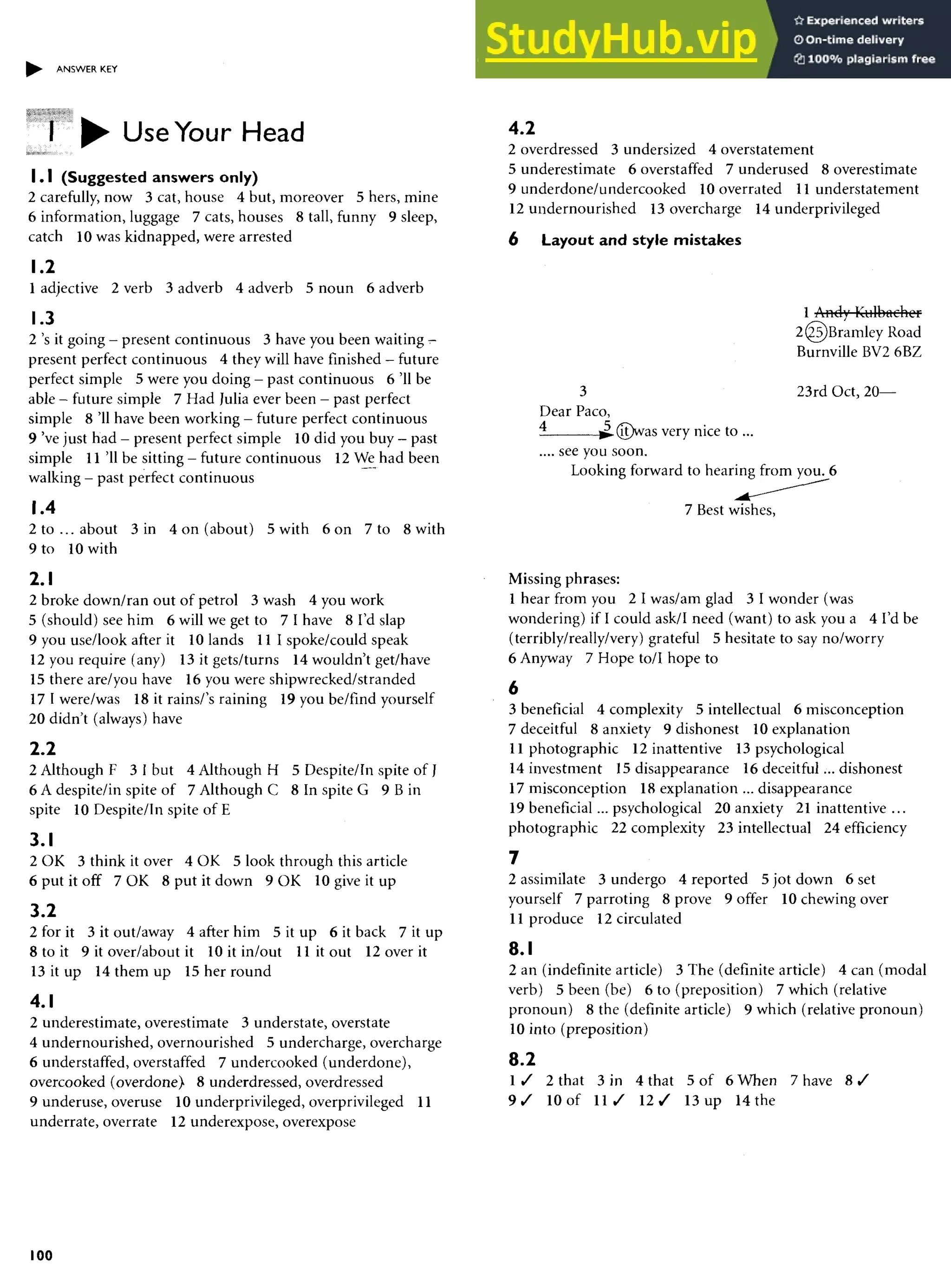Advanced English C.A.E. Grammar Practice.Pdf