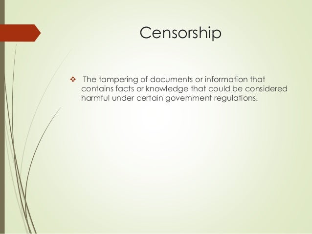 Advanced English Censorship 1984 Advanced English Censorship 1984