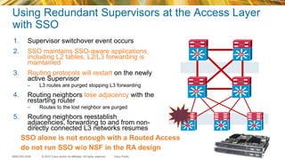 Routed Access Advanced enterprise campus design. routed access (2015 milan) | PDF