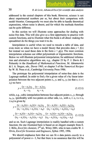 Advanced Excel For Scientific Data Analysis | PDF