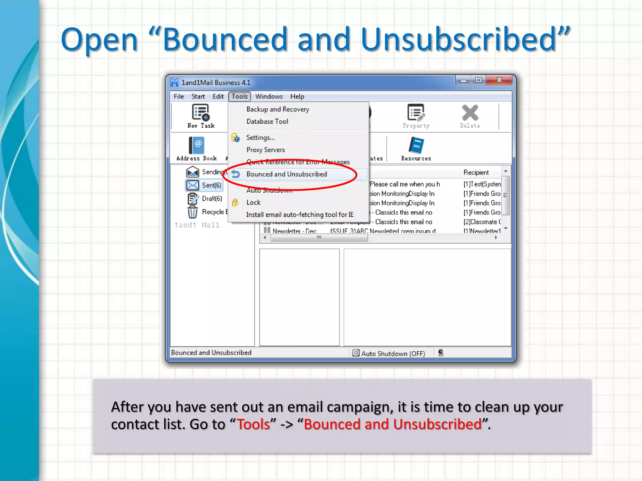 Remove Bounced Emails
 