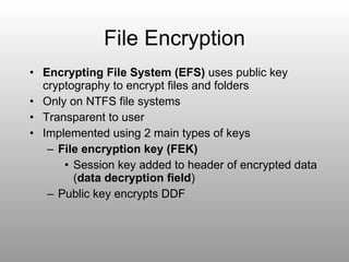 Advanced file system (encrypt,compress,disk quota) | PPT