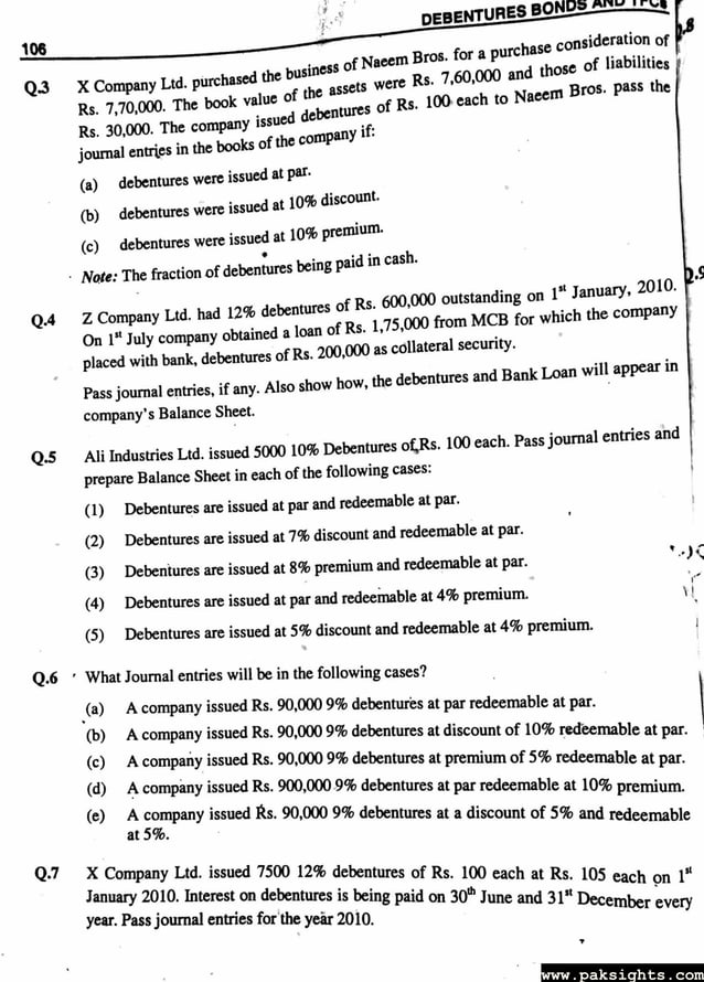 Advanced financial accounting by sohail afzal pdf questions Solution