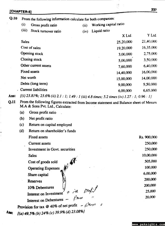 Advanced financial accounting by sohail afzal pdf questions Solution