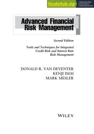 Advanced Financial Risk Management 2Nd Edition | PDF