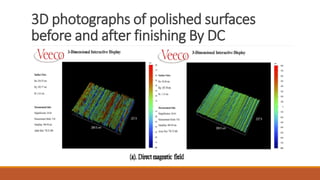 3D photographs of polished surfaces
before and after finishing By DC
 