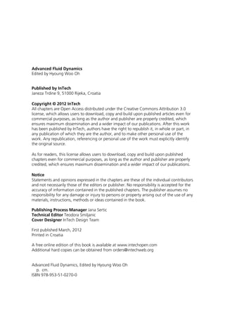 Advanced fluid dynamics | PDF
