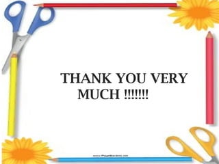 THANK YOU VERY
MUCH !!!!!!!
 