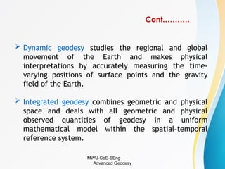 Comprehensive Overview of Advanced Geodesy: Earth Measurement and ...