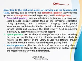 Comprehensive Overview of Advanced Geodesy: Earth Measurement and ...