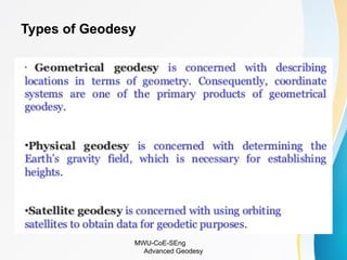 Comprehensive Overview of Advanced Geodesy: Earth Measurement and ...