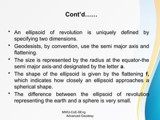 Comprehensive Overview of Advanced Geodesy: Earth Measurement and ...