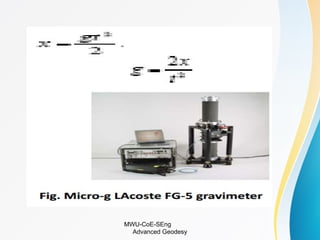 Advanced geodesy for Surveying Engineering | PPTX