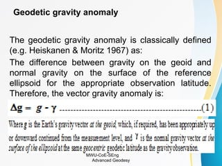 Advanced geodesy for Surveying Engineering | PPTX