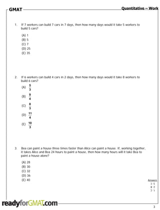 Advanced gmat mathquestions-version2 | PDF