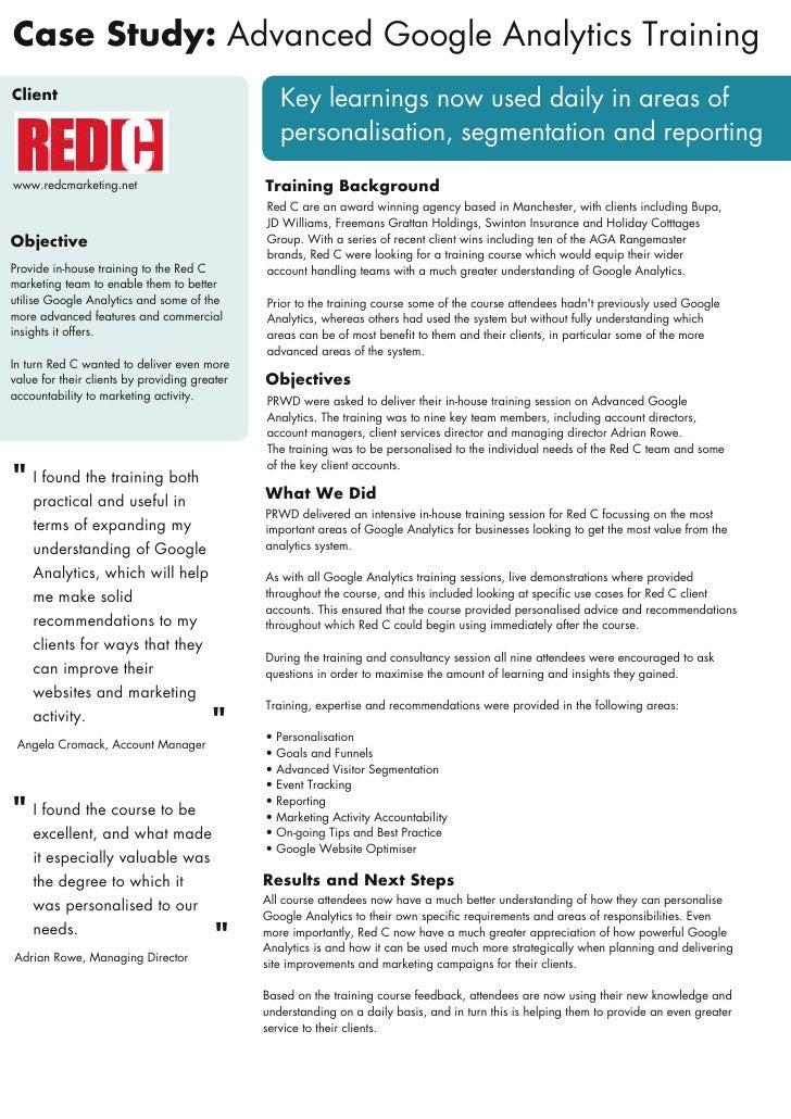 google analytics case studies