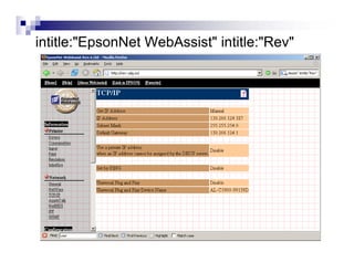 intitle:"EpsonNet WebAssist" intitle:"Rev"
 