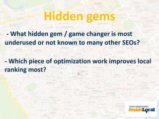 Q&A Time 
Put your questions to the experts!... 
 