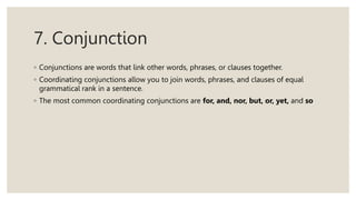 ADVANCED GRAMMAR 2 - PARTS OF SPEECH.pptx