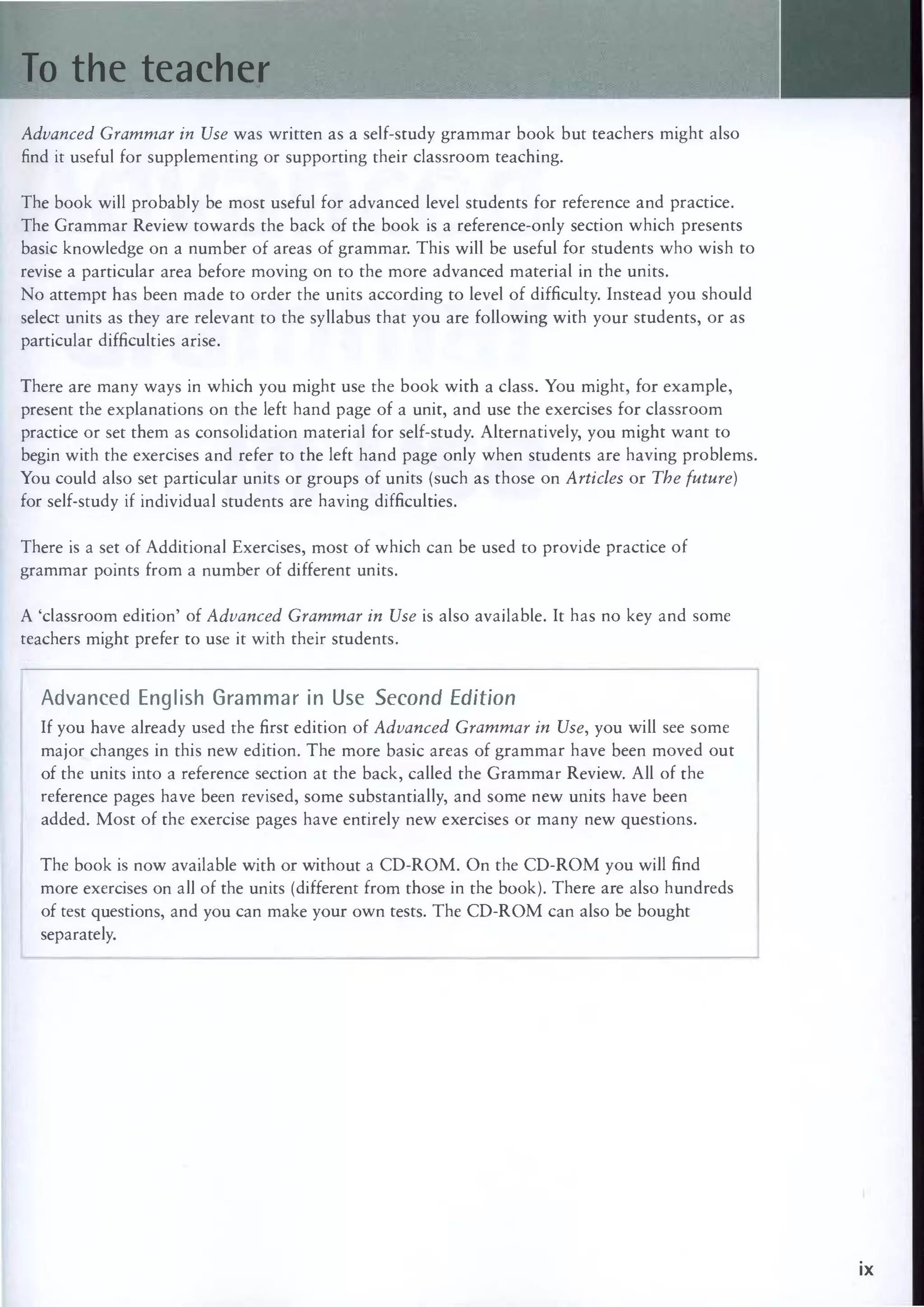 Advanced Grammar in Use 2nd Edition pdf