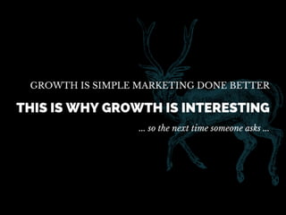 Advanced Growth Marketing 101 by Brian Ritchie