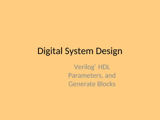 Advanced HDL system verilog 12345678.ppt