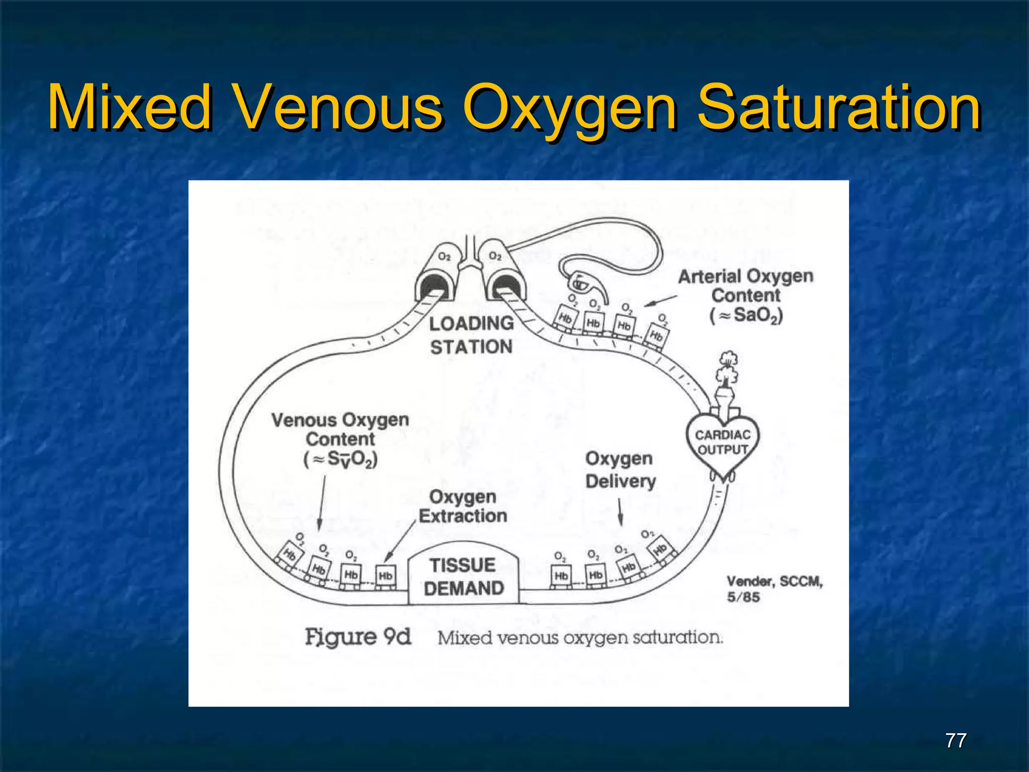 Mixed Venous Oxygen Saturation




                            77
 