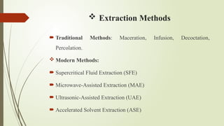 Advanced Herbal Technology: Extraction, Identification, and ...