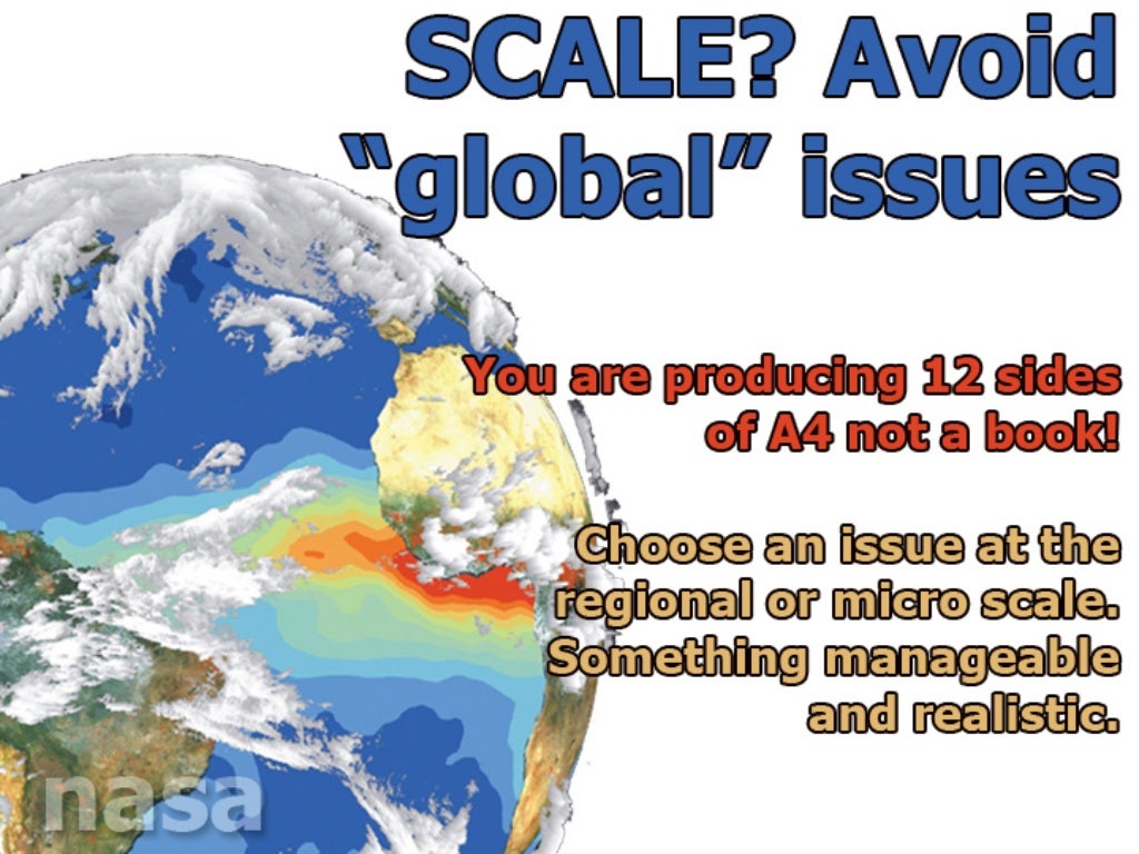 Geographical Issues Unit 3