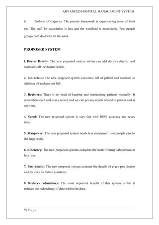 Advanced hospital management system project report.pdf