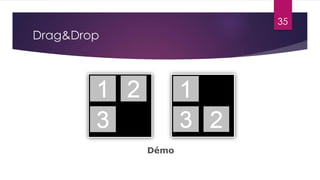 35
Drag&Drop
Démo
 