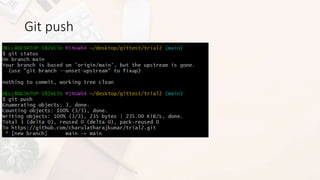 Git push
 