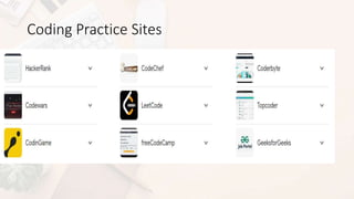 Coding Practice Sites
 