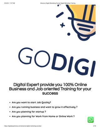 Advance Digital Marketing: Panduan Komprehensif untuk Era Digital yang Dinamis