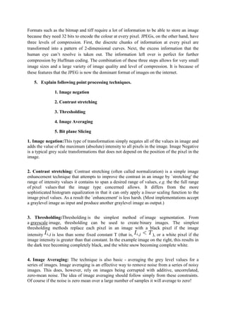 Advanced image processing notes ankita_dubey | PDF