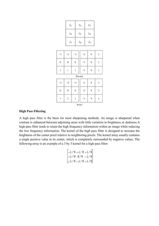 Advanced image processing notes ankita_dubey | PDF