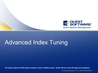 Advanced Index Tuning 