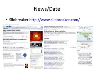 News/Date Silobreaker  http://www.silobreaker.com/   