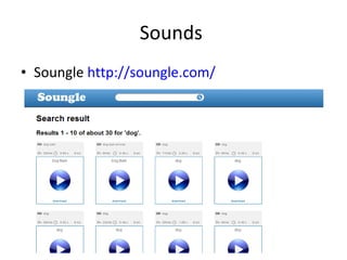 Sounds  Soungle  http://soungle.com/ 