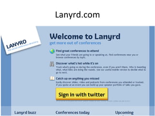 Lanyrd.com 