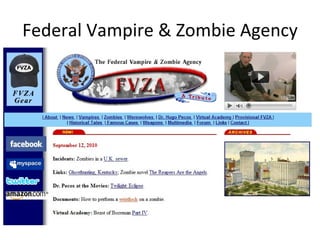 Federal Vampire & Zombie Agency 