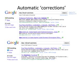 Automatic ‘corrections’ 